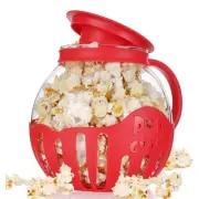 1X(Microwave Popcorn Maker Bucket Microwave Bowl Machine Silicone Lid5656