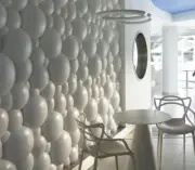 3D Decorative wall panels ABS Plastic molds for Plaster Gypsum alabaster BUBBLE