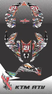 XC SX 450XC 525XC 505SX5 450SX ATV QUAD SEMI CUSTOM GRAPHICS KIT SN2