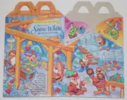 Vintage 1992 McDonald's Happy Meal Box, Disney's Snow White 7 Dwarves Mine