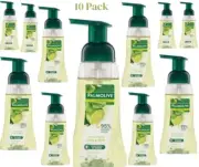 10 x Palmolive Foaming Antibacterial Liquid Hand Wash Soap, 250mL: Lime & Mint