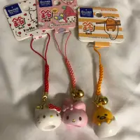 在飛比找蝦皮購物優惠-日本限定 三麗鷗手機掛件 鈴鐺吊飾 hellokitty/蛋