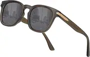[WASAIKKU] Polarized Sunglasses for Women with UV Protection Trendy Sun Glass Small Classic Fashion Shades for Ladies