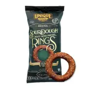 Sourdough Craft Beer Pretzel Rings, Delicious Homestyle Baked Snack Bag, Vegan,