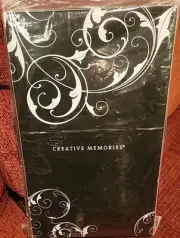 NIP Creative Memories Power Sort Box White Swirl RARE 2010