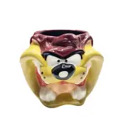 Looney Toons Taz Sculpted Ceramic Mug Pen Holder Paper Weight Coffee 24 Oz