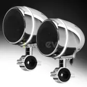 300W Bluetooth Waterproof Motorcycle Stereo LED Speakers Audio MP3 System Harley