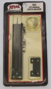 Atlas #62 - LEFT MANUAL SWITCH MACHINE - HO Scale - NIP -