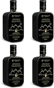 HYPERELEON NUTRI | Premium, Organic, High Phenolic, Greek Extra Virgin Olive Oil 100% Pure & Natural | Bio & Unfiltered | 50 Top INTERNATIONAL HEALTH Awards | 500 ml (Pack of 4)