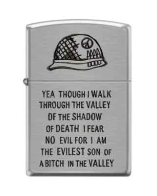 Sharp Vietnam Trench Art Helmet Zippo Lighter