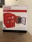 Coca-Cola 6 Can Personal Mini Fridge Cooler New 120V AC or 12V DC Home Car Boat