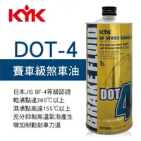 在飛比找樂天市場購物網優惠-真便宜 KYK古河 DOT 4 賽車級煞車油(日本原裝)1L