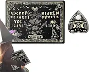 Spirit Board Game,Miniature Wooden Spirit Board | Metaphysical Divination Tools with Planchette Dowsing Home Decoration for Men & Women