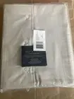 Ralph Lauren Lovan Jacquard Organic Cotton Queen Size Flat Sheet Platinum