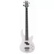 Ashton AB4TW 4 String Electric Bass Guitar | Trans White