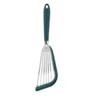 1/2pcs 12.4 Inch/10 Inch Fish Spatulas Green Slotted Fish Spatulas Restaurant