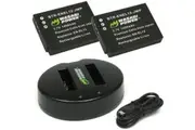 Wasabi Power Battery (2-Pack) and Dual USB Charger for Nikon EN-EL12