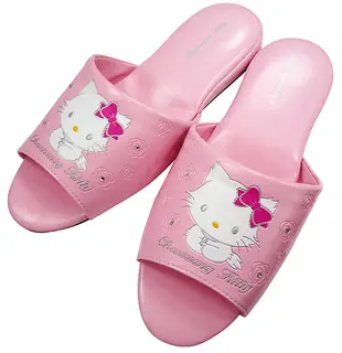【震撼精品百貨】Charmmy Kitty_寵物貓~CY貼鑽室內拖鞋-粉紅 24-26cm