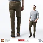 【NST JEANS】大尺碼 咖啡橄欖綠調 男 彈性休閒長褲(中腰) 390(5728) 台製 紳士 四季款