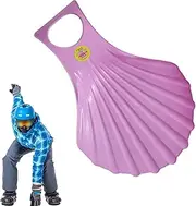 Nlrlo Ice Racer Sledding, Sand Sled for Beach | Winter Snow Selling, Cold Resistant Downhill Snow Sledding, Powerful Grass Slider with Flexible Handle for Outdoor Sleigh
