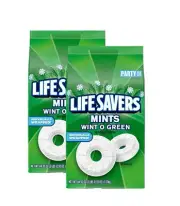 LIFE SAVERS Wint-O-Green Breath Mint Bulk Hard Candy, Party Size, 44.93 oz Bag