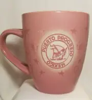 Puerto Progresso Mexico Beach Pink Coffee Mug