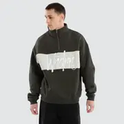 [WNDRR] Starter Panel 1/4 Zip Sweat Ink
