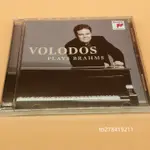 全新正版 BRAHMS勃拉姆斯鋼琴作品音樂會 瓦洛多斯 VOLODOS CD 現貨 當天出貨