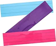 Generic 3Pcs Magnetic Dry Erase Sentence Strips Lined Design for Easy Writing Versatile Magnetic Labels for Whiteboard Desks and Classroom Use for All Ages