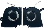 New CPU and GPU Cooling Fan Work for Asus ProArt Studiobook 16 OLED H5600 W5600 H5600Q H5600QE H5600QM H5600QR H7600 W7600 DC12V Series Laptop DFSCM22716392B DFSCK22D05883B