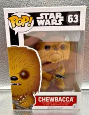 Chewbacca 63 STAR WARS Funko Pop Vinyl New in Mint Box + Protector