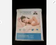 JML Waterproof Mattress Protector KING Size White