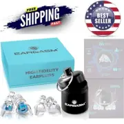 Noise Reduction Blue Filters Earplugs - Perfect for Festivals and Musicians