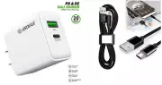 For LG K8V | K8 V VS500PP 20W PD Wall Charger + 3FT Mirco USB