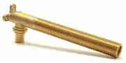 Rehau BRASS 19BP ELBOW Water & Gas, Male- 16mmx1/2"x200mm Or 20mmx1/2"x200mm