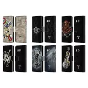 OFFICIAL ALCHEMY GOTHIC ILLUSTRATION LEATHER BOOK WALLET CASE FOR HTC PHONES 1