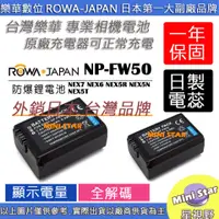 在飛比找蝦皮購物優惠-星視野 2顆 ROWA 樂華 SONY FW50 電池 NE