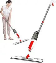 Spray Mop, Precision Cleanings Mop, Contactless Spray Mops, 15.75x4.33x44.09 Inches, Lightweight & Ergonomic Design, For Home, Offices & Outdoors Spaces