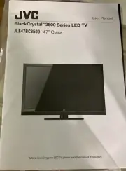 JVC TV User Manual BlackCrystal TM 3500 Series LED TV JLE47BC3500 47”Class