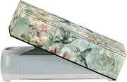 Binienty Hummingbirds Flower Green Dust Cover Compatible with Cricut Maker,Carrying Bag for Cricut Machine with 3 Pockets Organization and Storage Bags