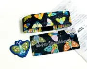 ZOX *LOVE FEARLESSLY* Silver Strap SMAL NIP Wristband WCard & badge BUTTERFLIES