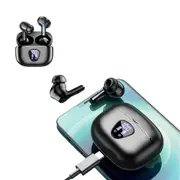 Bluetooth 5.3 Headphones HiFi Stereo Ear Buds with LED Display in-Ear Earphone for iOS Android