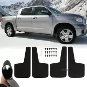 4Pcs Mud Flaps Splash Guard Mudguard Mudflap Rubber For Toyota Tundra 2007-2025