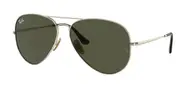 Ray-Ban RB8089 Aviator Titanium 926531 Men's Sunglasses Gold Size 58