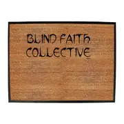 Blind Faith Collective - Funny Novelty Doormat Man Cave Floor mat