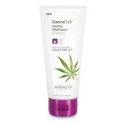 andalou Cannacell herbal shampoo moisture hit, Patchouli and basil mint