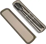 Alipis Tableware 1 Set Fork Spoon Chopstick Stainless Steel Modern Design Multipurpose Random Color