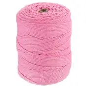 Natural Macrame Cord 3mm x 328 Yards Cotton Macrame Rope, Deep Pink