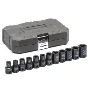 GEARWRENCH 12 Pc. 1/2" Drive 6 Point Standard Impact Metric Socket Set - 84930N