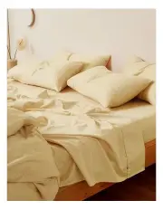 [Sheet Society] Eden Cotton Quilt Cover Set in Butter